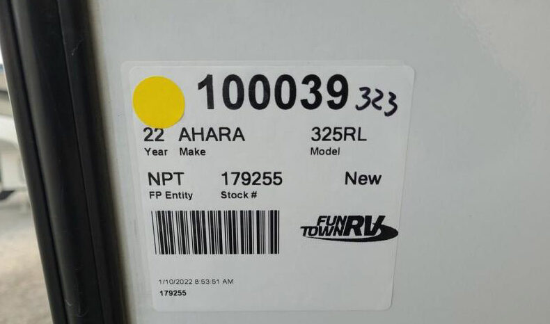 2022 East To West Ahara 325RL full